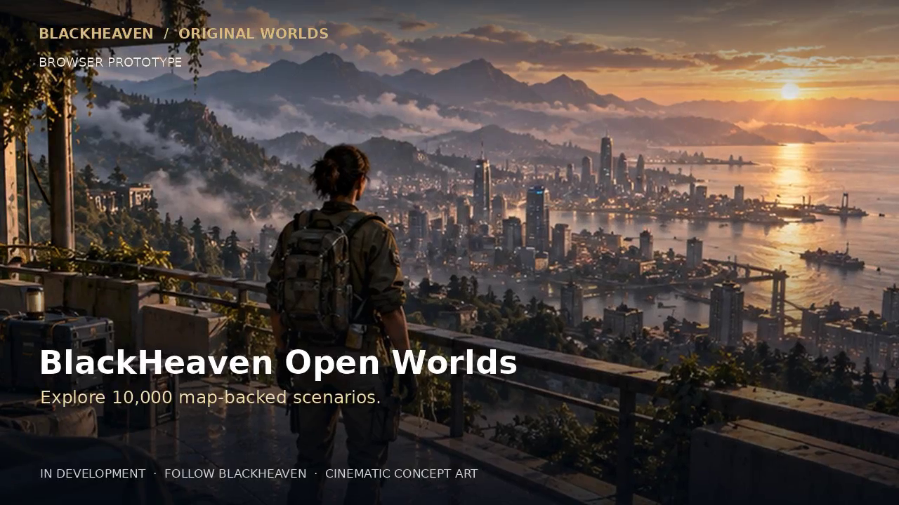 BlackHeaven original-worlds campaign artwork